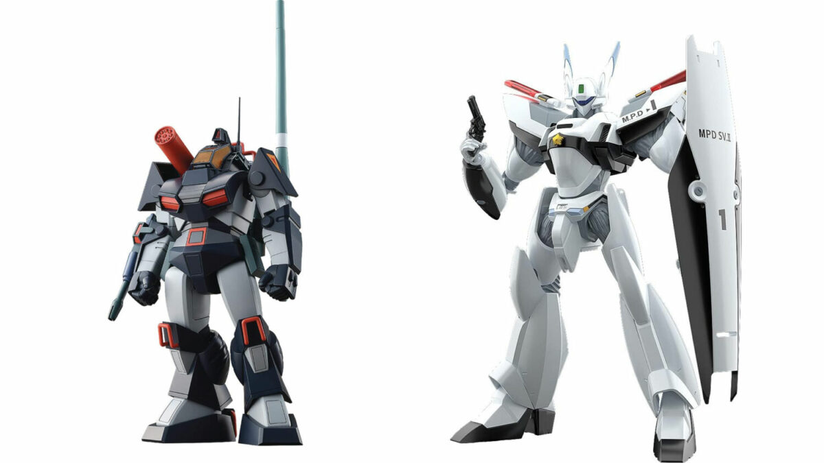 Dougram and Moderoid model kits